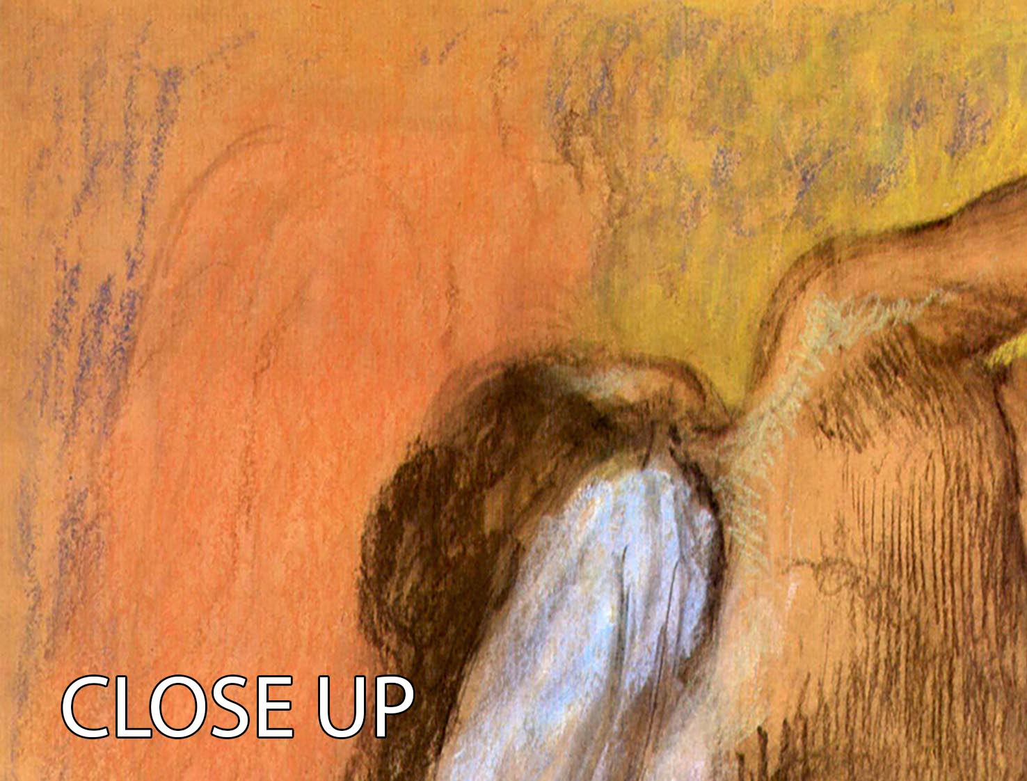 Three-panel canvas art featuring Degas' Seated Female Nude, showcasing elegant lines and soft colors.